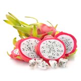 En elegant Drakfrukt, Mild i smaken med naturligt utseende och känsla. Detaljerad utformning med realistiskt bladverk. 